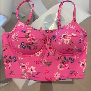 Floral Pink Women's Bralette